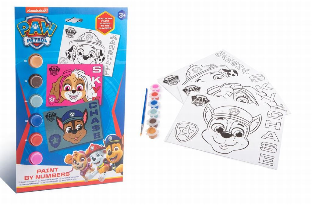Paw Patrol Paint By Numbers