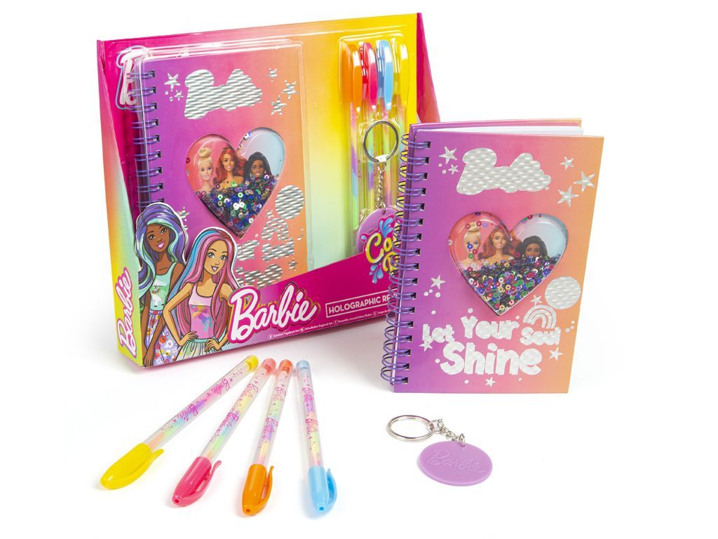Barbie Shaker Diary Set