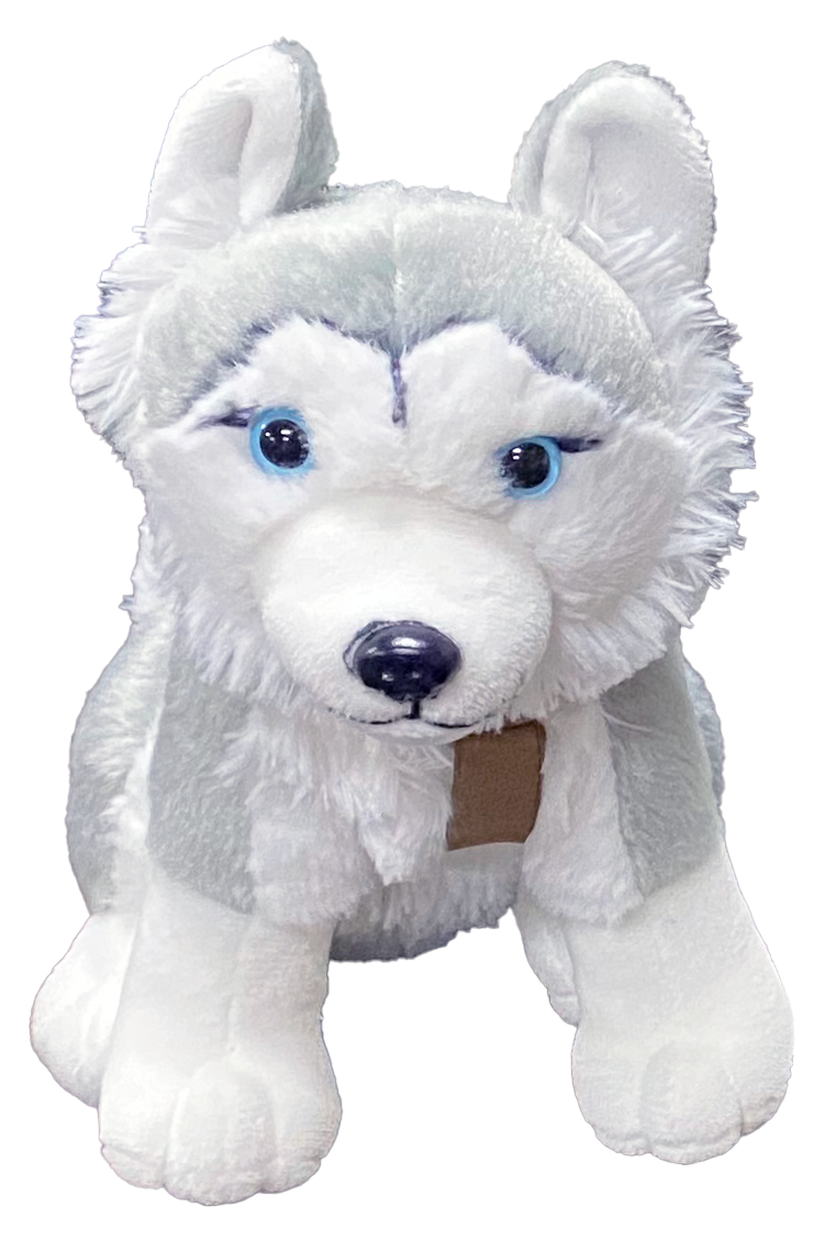 Istuva Husky Pehmo valjailla M 24cm