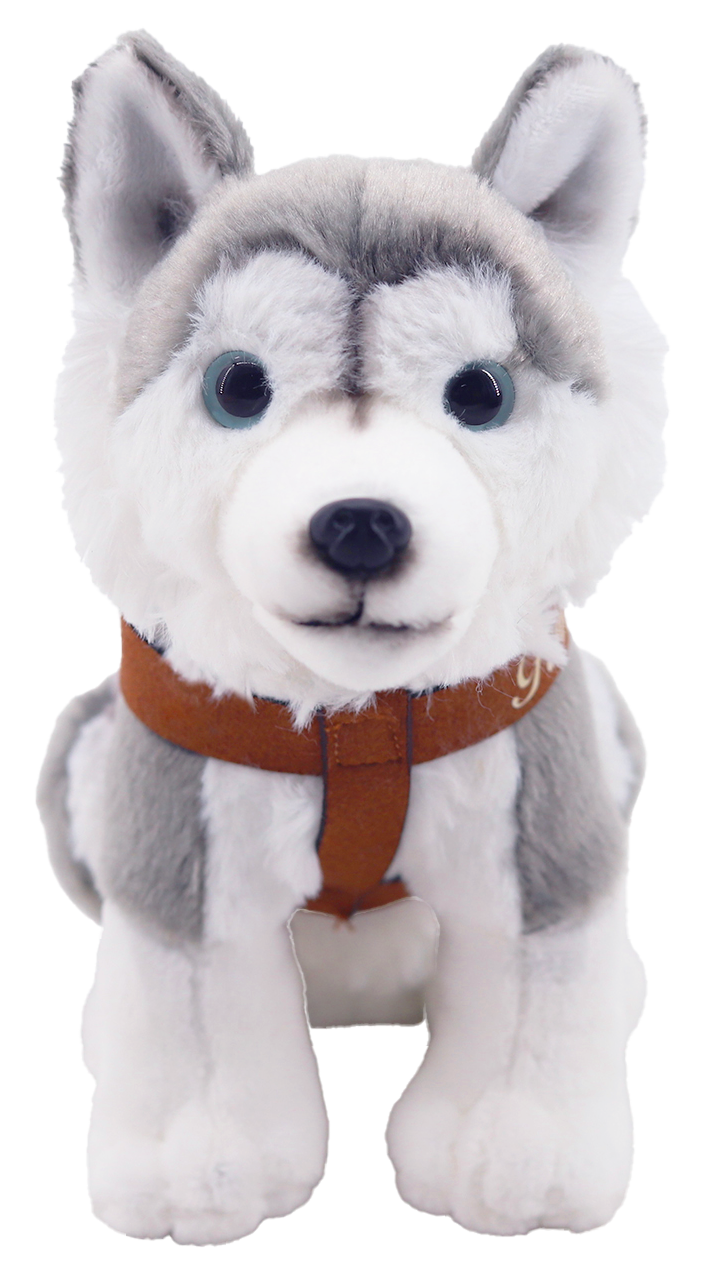 Istuva Husky Pehmo valjailla M 24cm