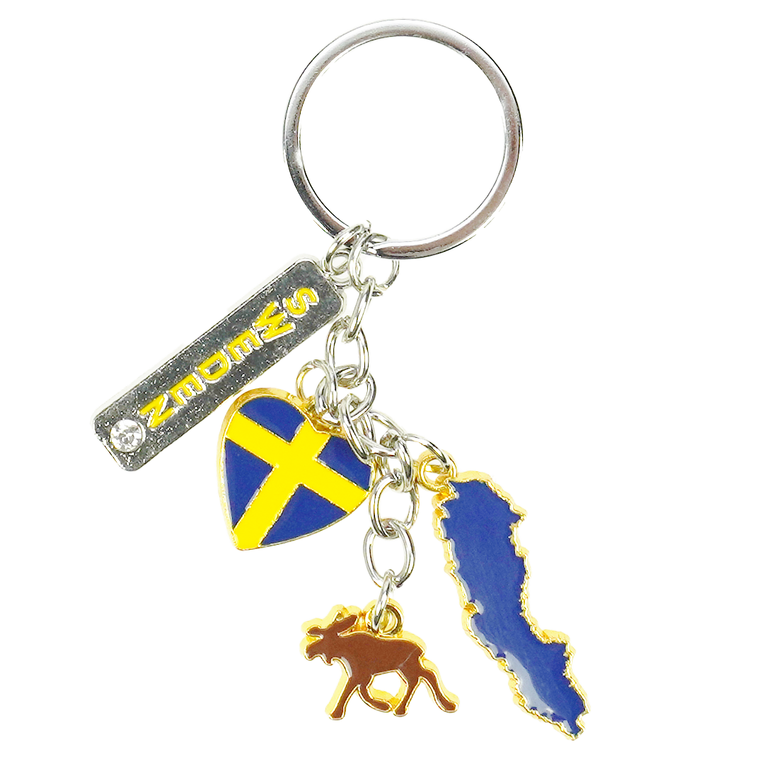 Sweden Pendant Keychain SWE
