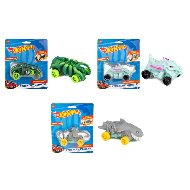 Hot Wheels Stretchy Car 3 Asst