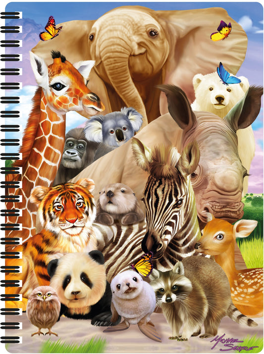 3D LiveLife Notebooks - Wild Smile