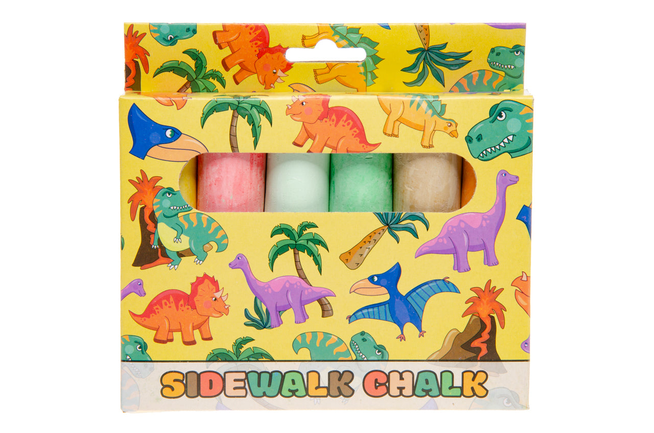 Sidewalk chalk Dinosaur 6 pcs