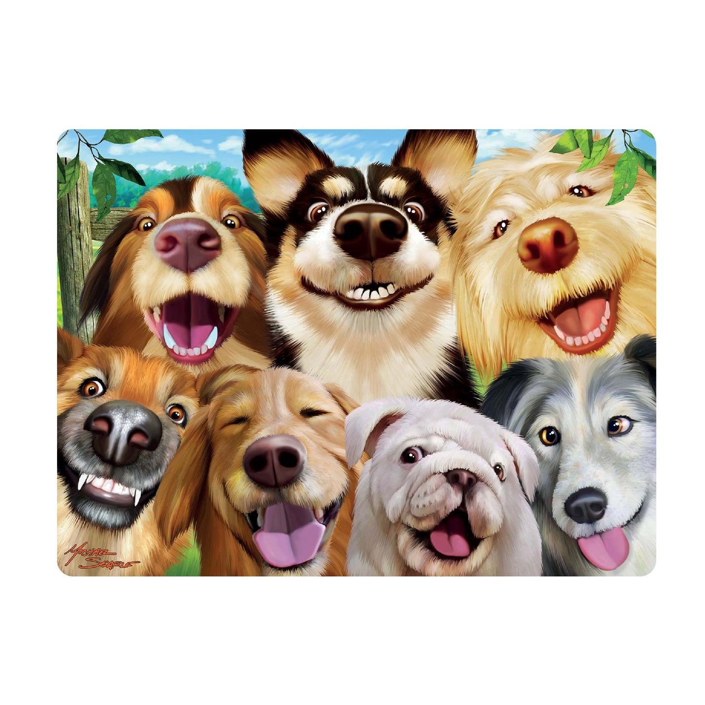 3D LiveLife Postcards - Canine Selfie