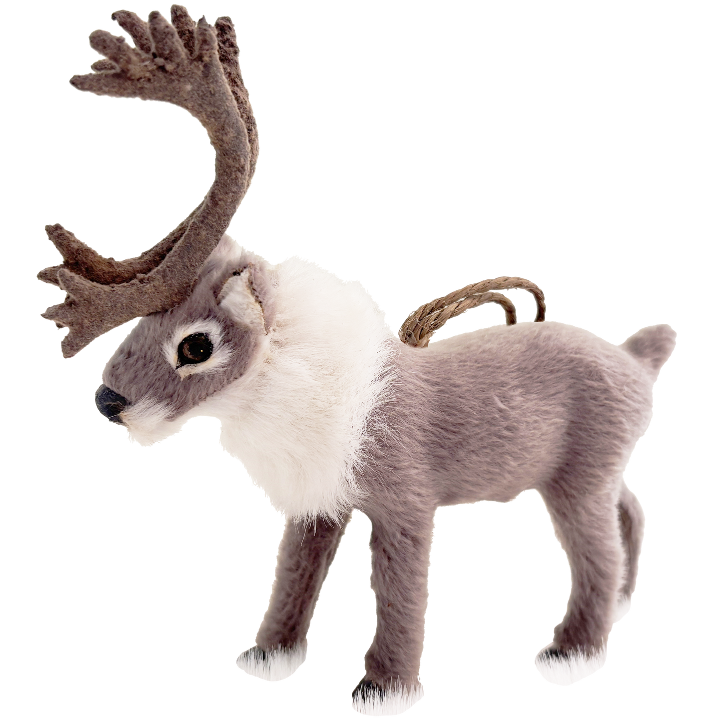 Reindeer Ornament Grey