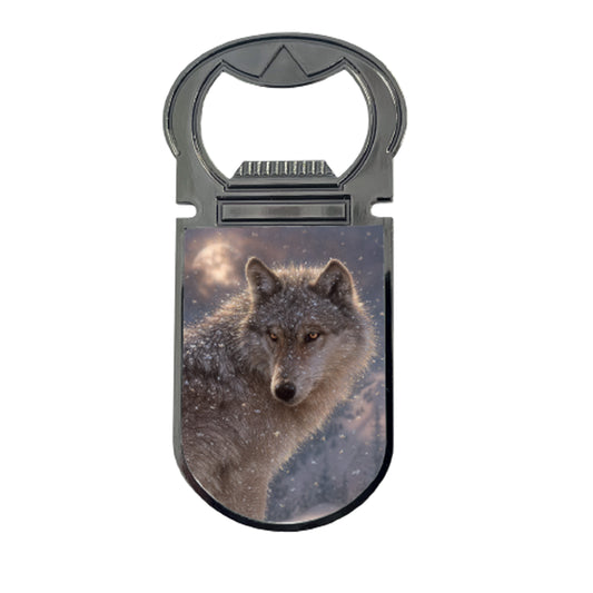 3D LiveLife Magnetic Bottle Openers - Lone Wolf