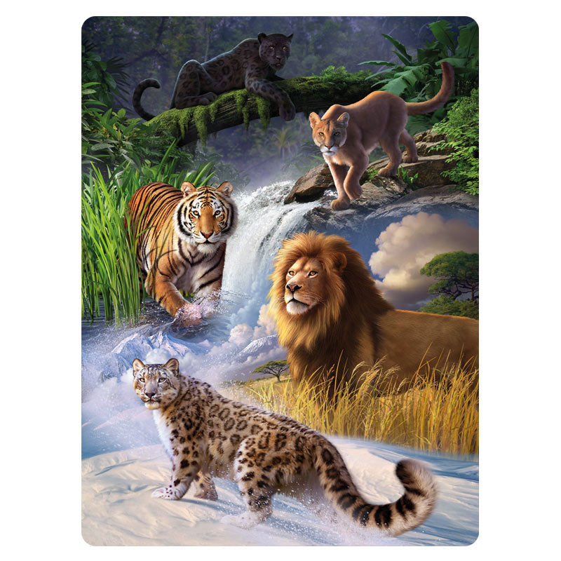 3D LiveLife Postcards - Big Cats Expedition