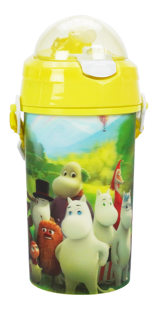 Moomin 3D Bottle Moomin Family Forest Yellow