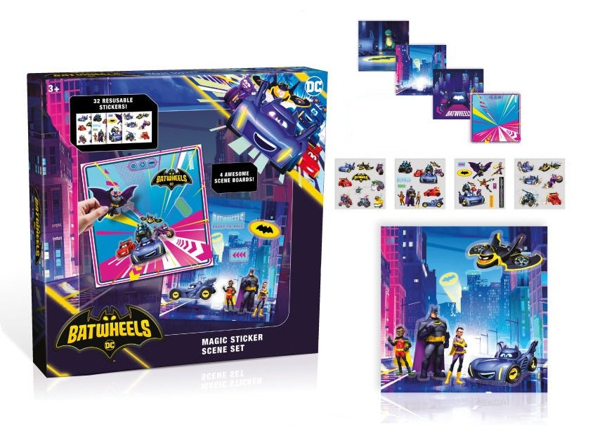 Batwheels Magic Sticker Scene Set