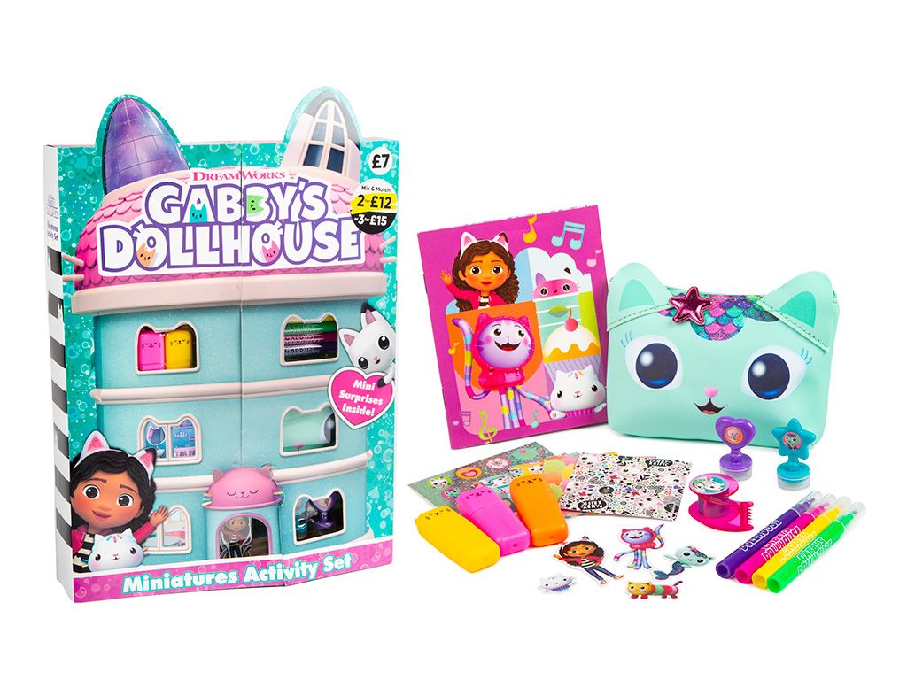 Gabbys Dollhouse Miniatures Activity Set