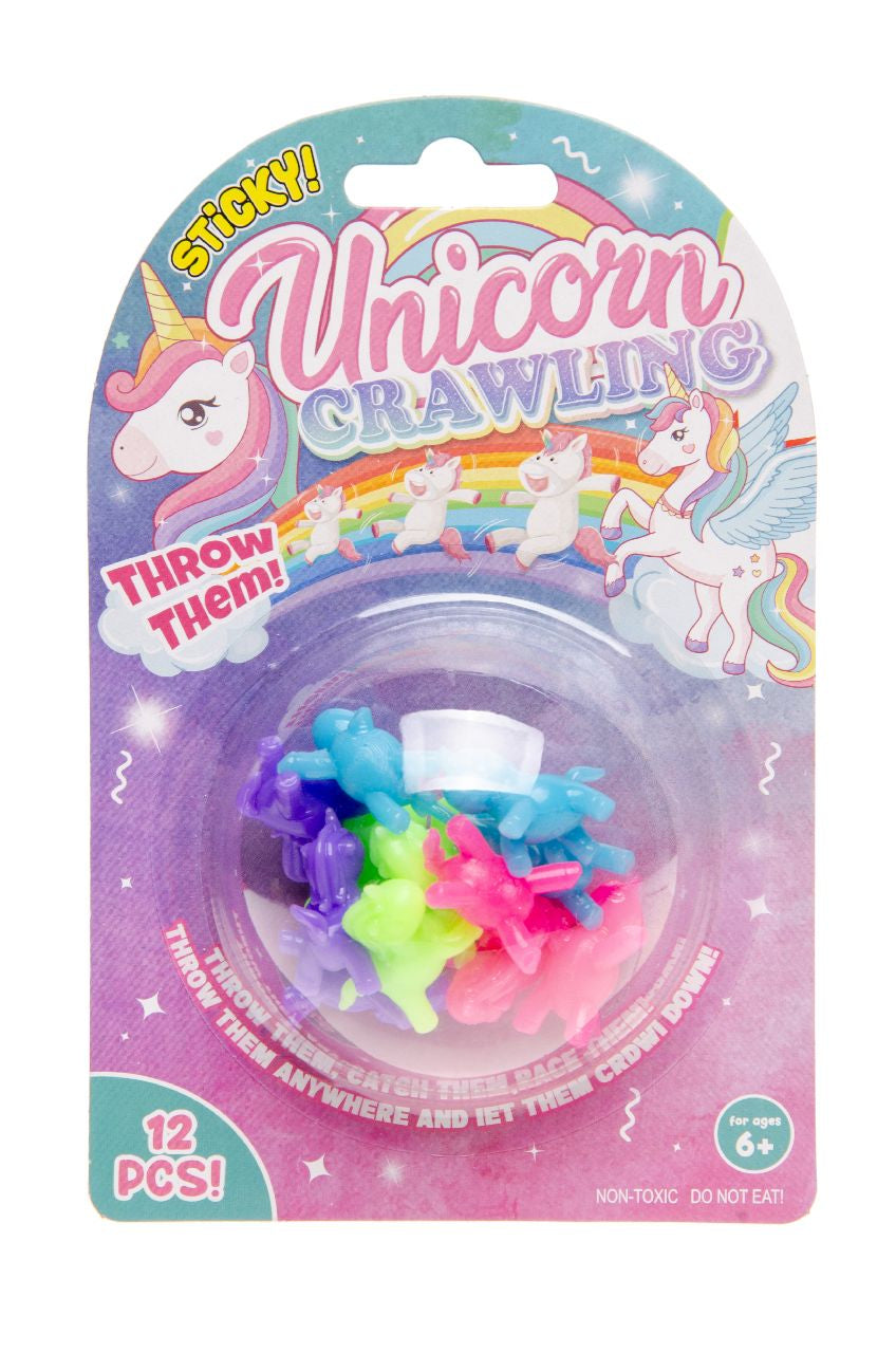 12Pcs Sticky Unicorn Crawlers BC