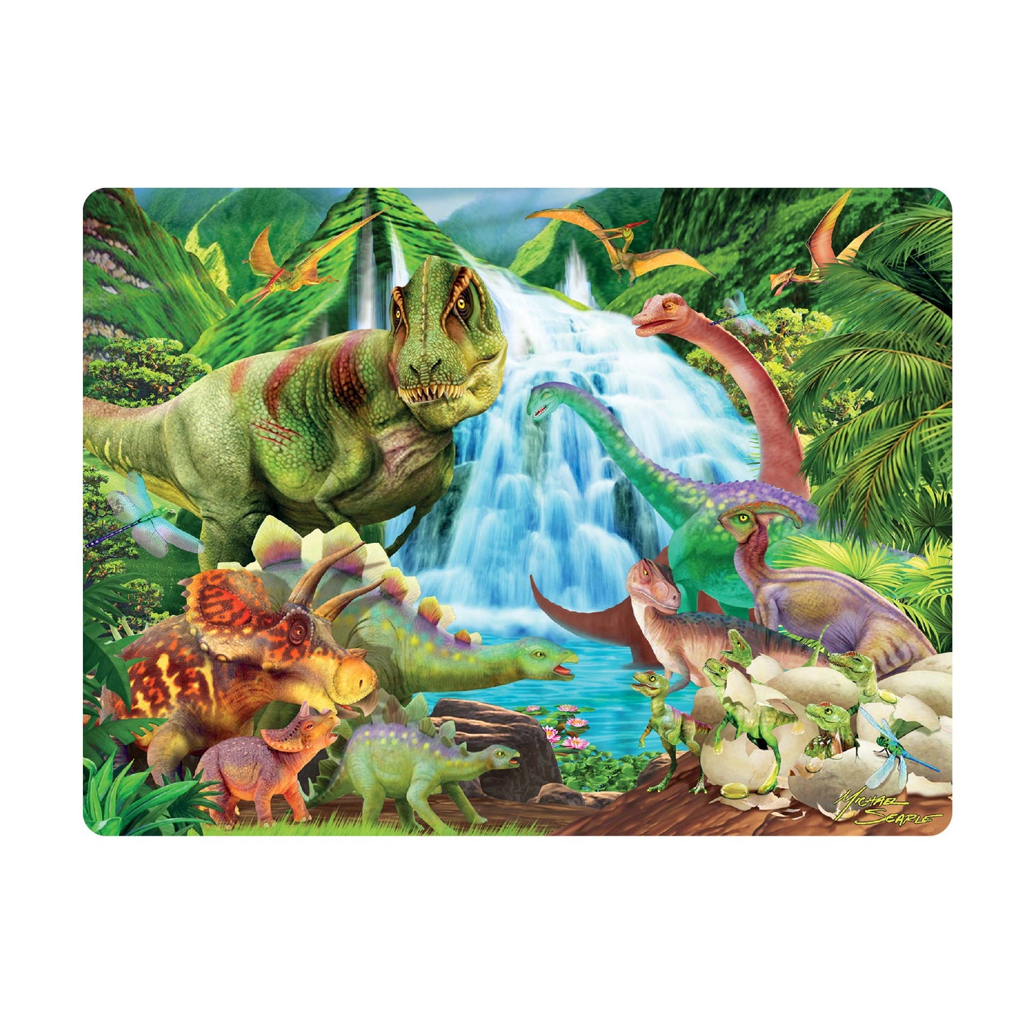 3D LiveLife Postcards - Dinosaur Mountain