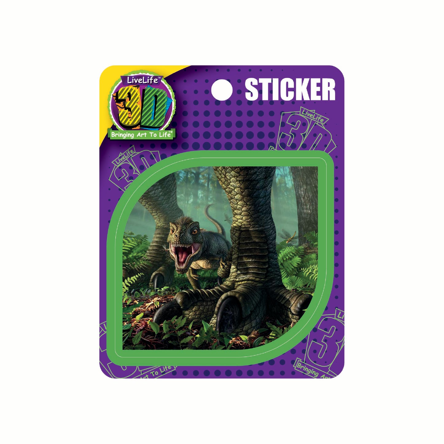 3D LiveLife Stickers - Wee Rex
