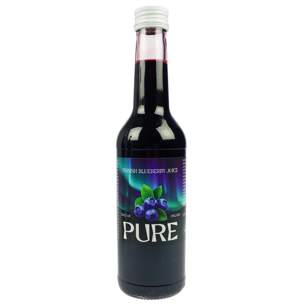 Pure Mustikkamehu 350ml, Marjaa 75%