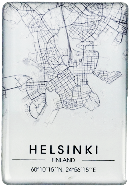 Kaupunki Kartta Kuvamagneetti HEL