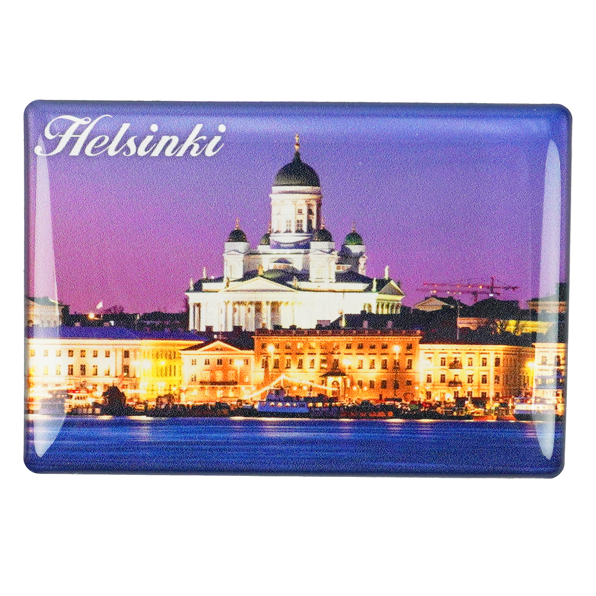 Tuomiokirkko Kauppatori Ilta Kuvamagneetti HEL