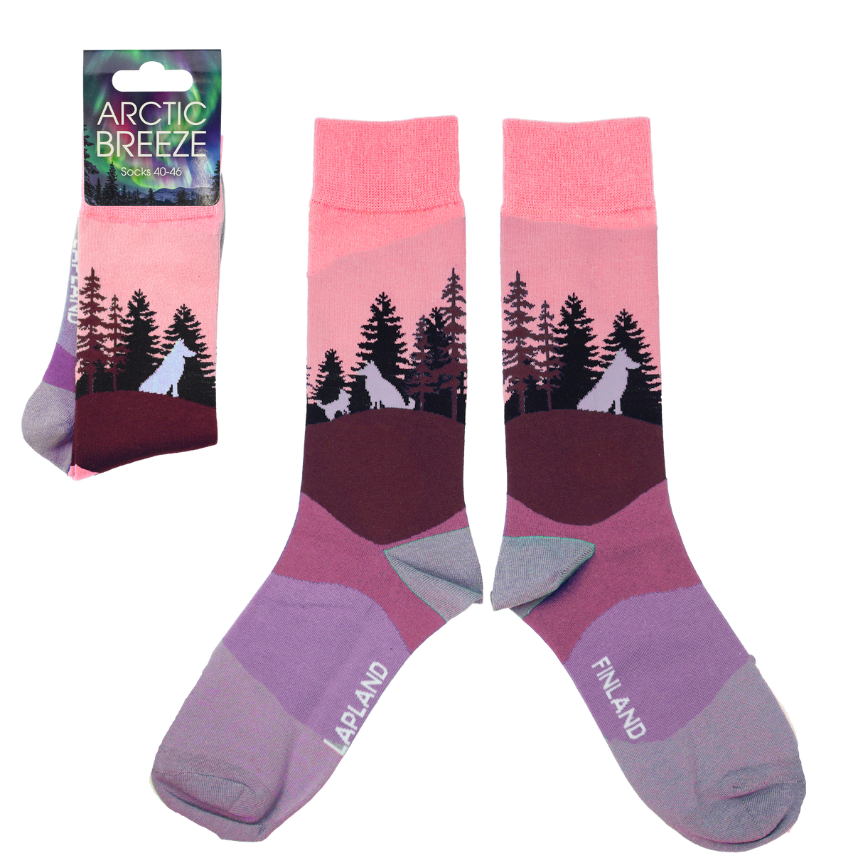 Husky Forest 41-46 Socks Lilac FIN LAP