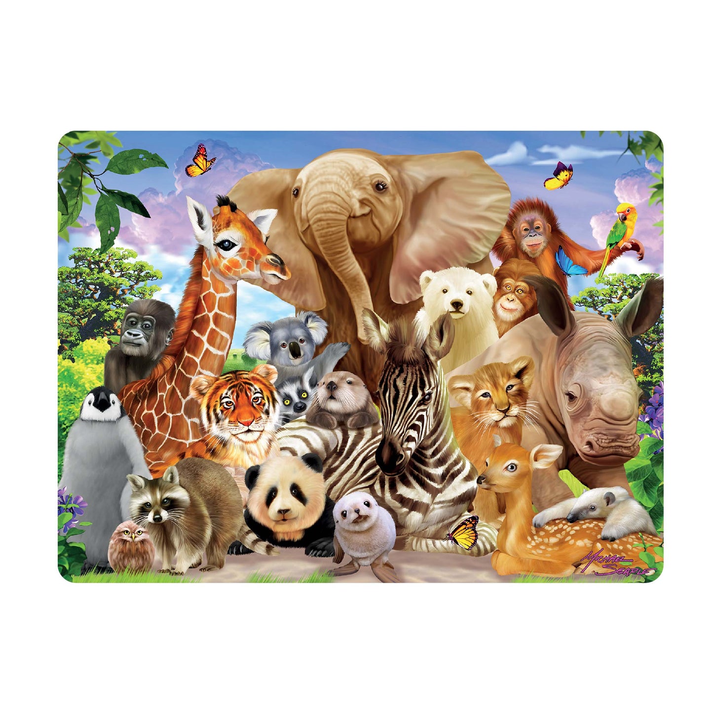 3D LiveLife Postcards - Wild Smile