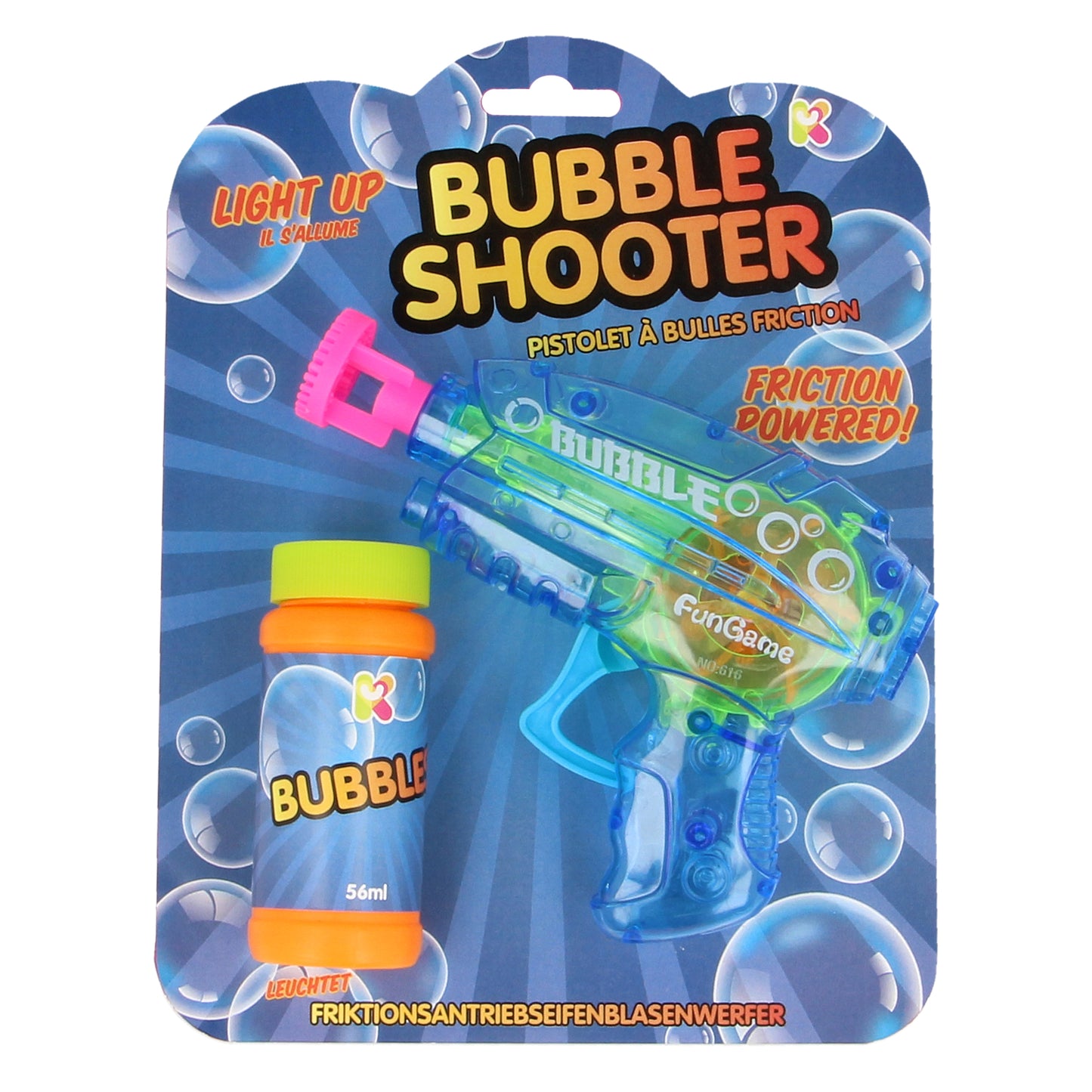 NV266 Friction Powered Bubble Shooter