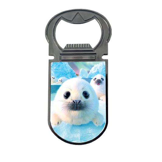 3D LiveLife Magnetic Bottle Openers - Seal Pups