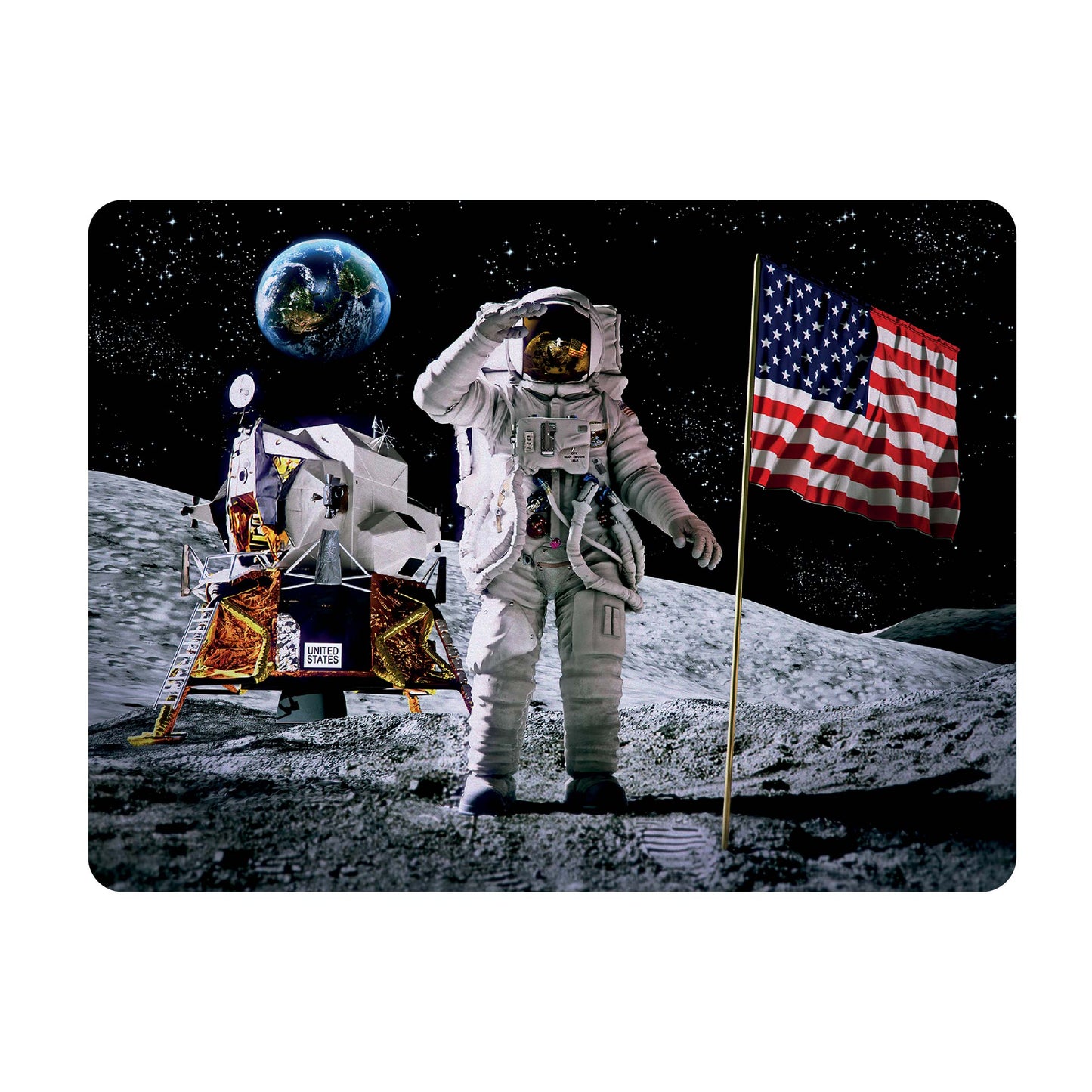 3D LiveLife Postcards - Moon Landing