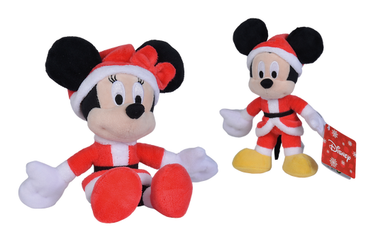 Disney-Mk+Mn In Santa Outfit(17cm,2Ass)