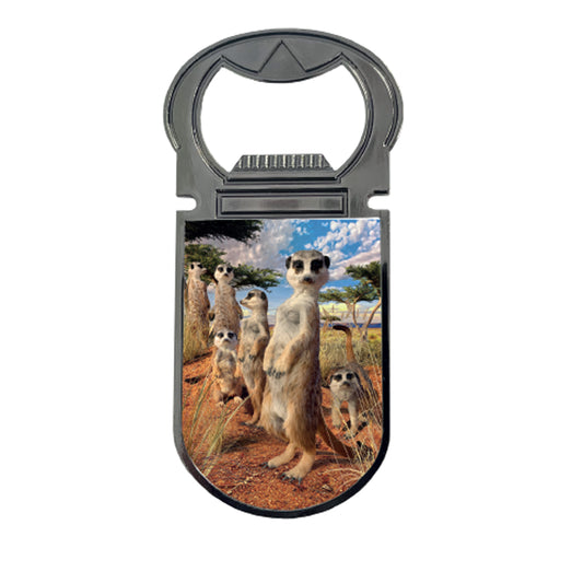 3D LiveLife Magnetic Bottle Openers - Meerkat Gaze