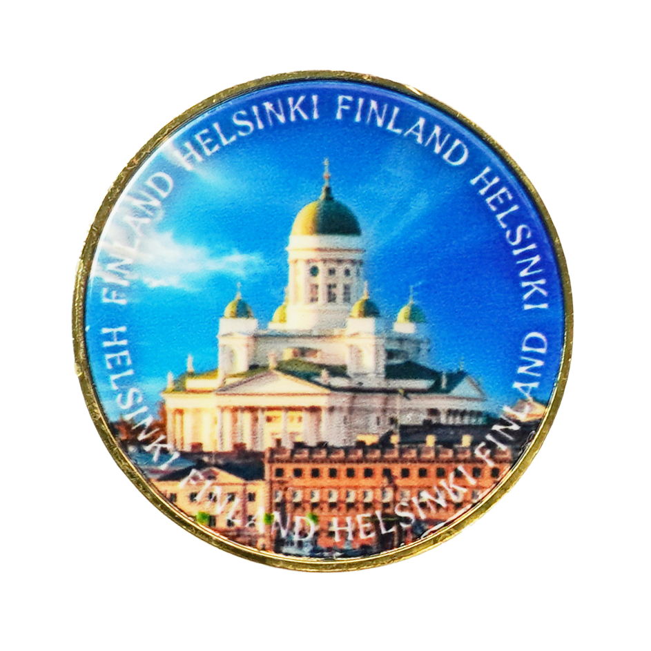 Helsinki Tuomiokirkko Kolikko 3,2 cm HEL FIN