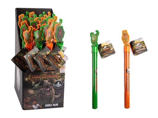 Jurassic Camp Cretaceous Bubble Wand - 2 Asstd