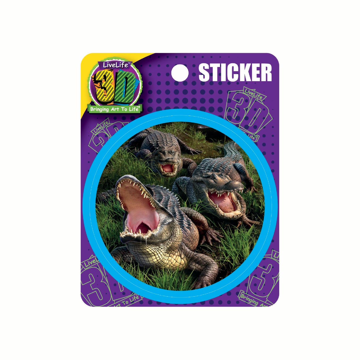 3D LiveLife Stickers - Gator Bog