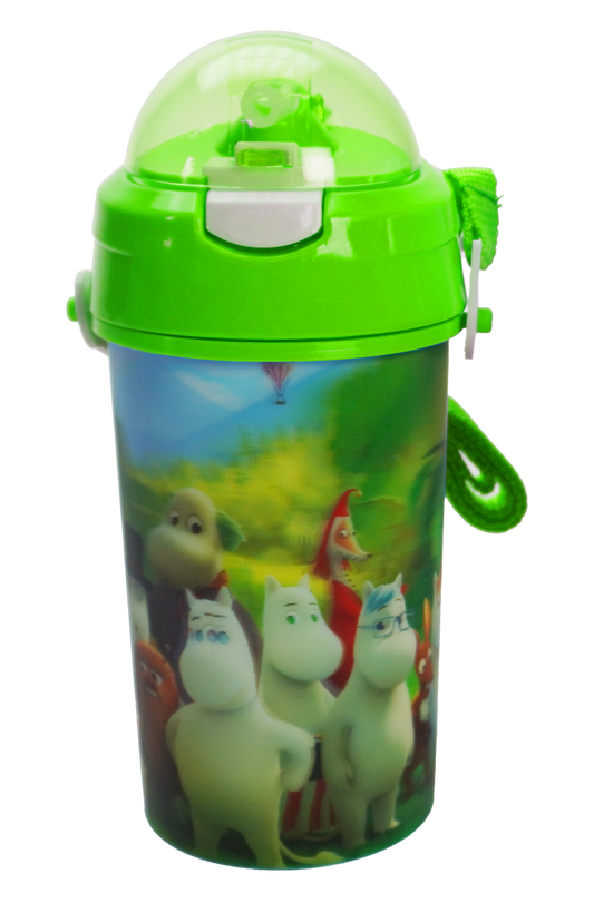 Moomin 3D Bottle Moomin Family Forest Green