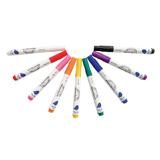 Wishy Washy Markers 9pk Assorted Colors