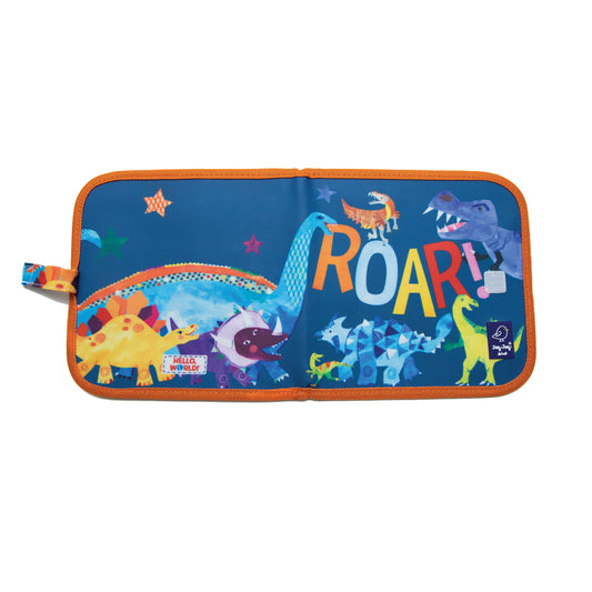 Doodle It & Go erasable book - Dino