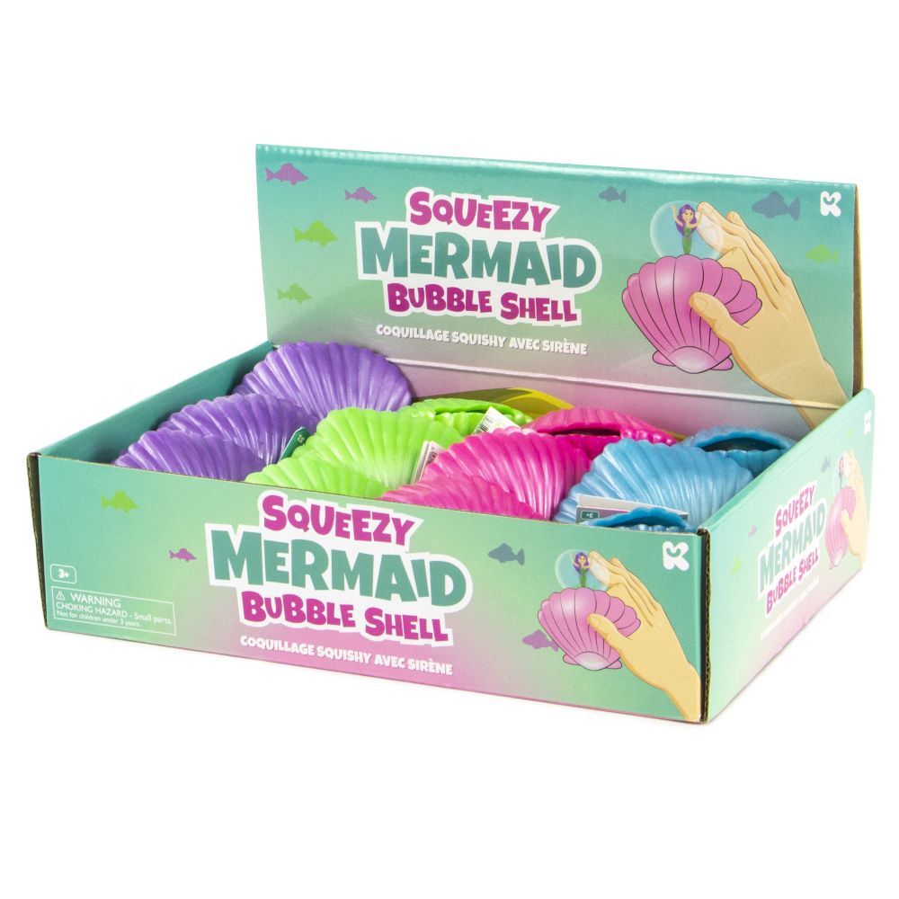 NV364 Squishy Mermaid Bubble Shells
