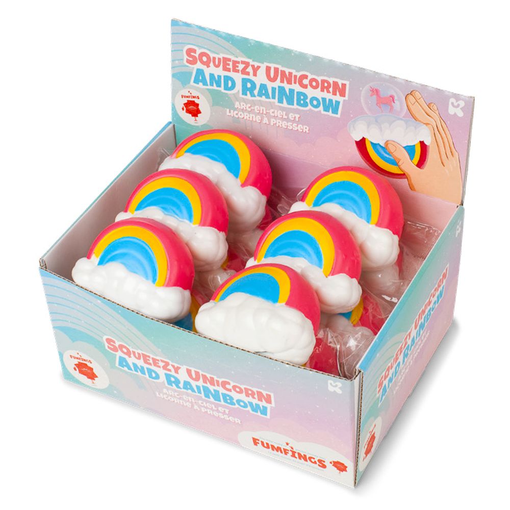 NV438 Squeezy Unicorn & Rainbow