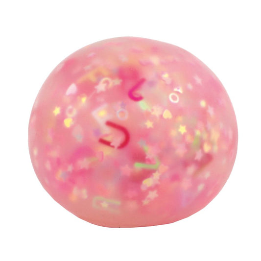 NV543 Alphabet Glitter Ball