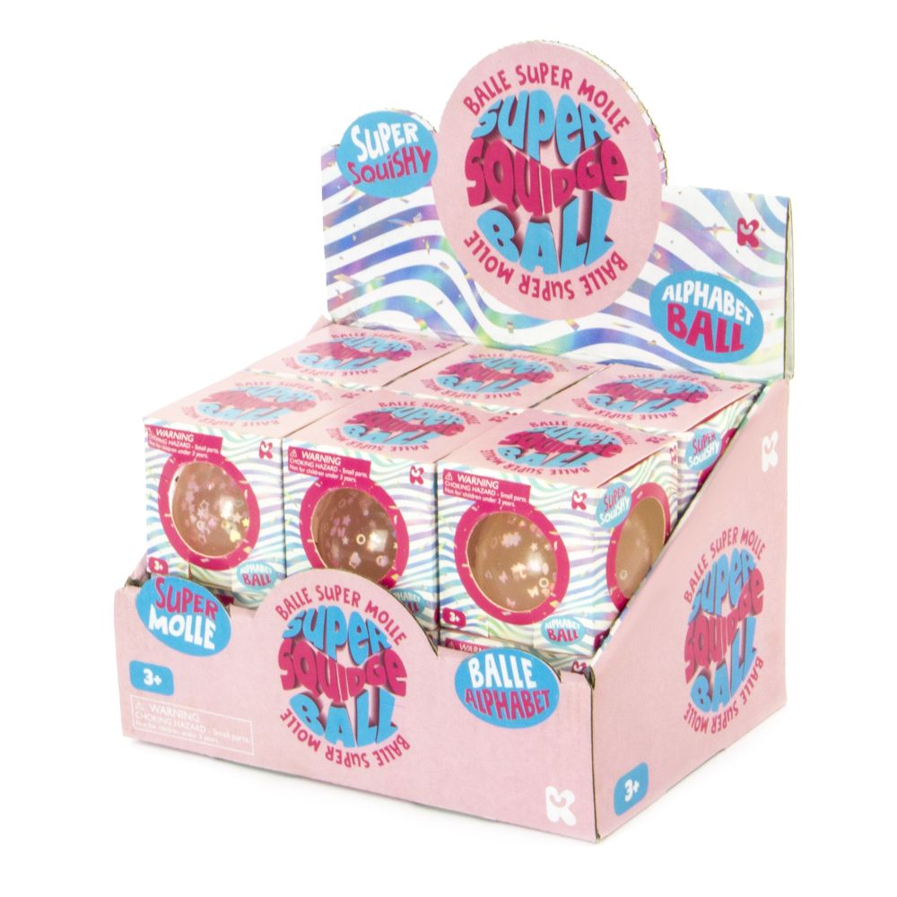 NV543 Alphabet Glitter Ball