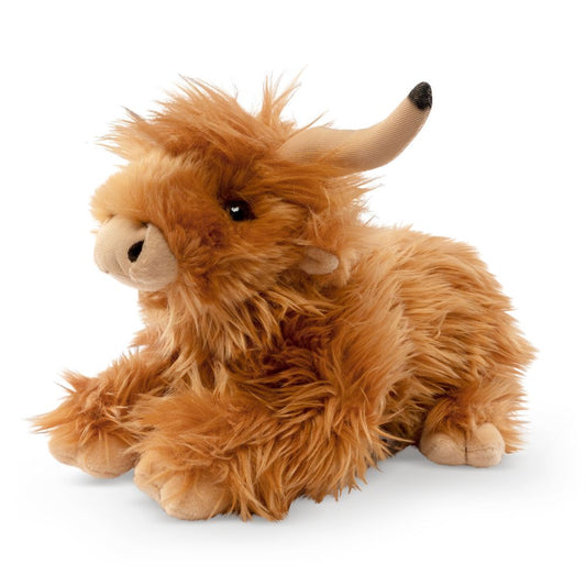 AN777 Living Nature Lying Highland Cow 35cm