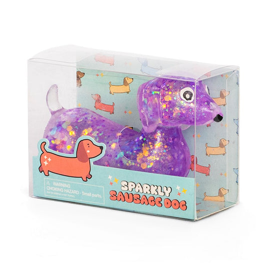 NV935 Sparkly Squishy Sausage Dog