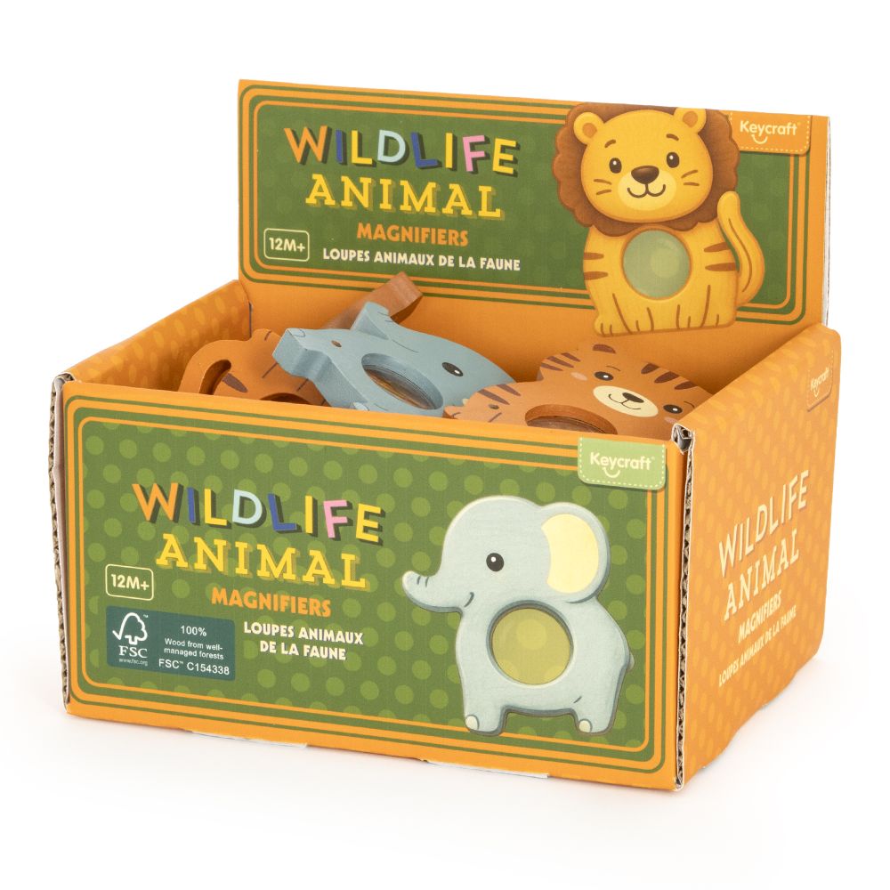 WD361F Safari Wooden Magnifiers FSC 100%