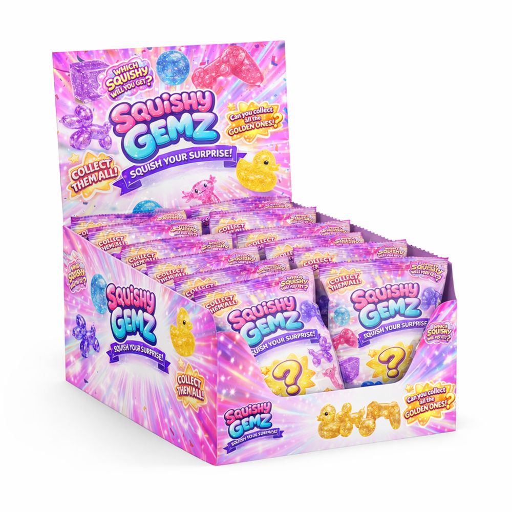 NV1231 Squishy Gemz Mystery Sensory Toys Grab Bin