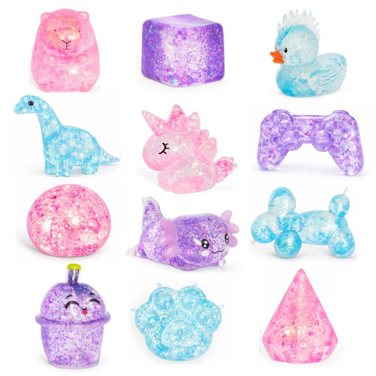 NV1231 Squishy Gemz Mystery Sensory Toys Grab Bin