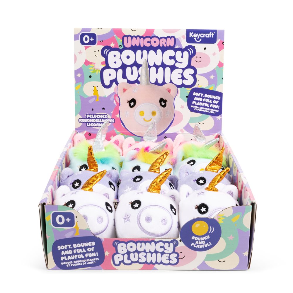 FP16UC Unicorn Bouncy Plushies 9cm
