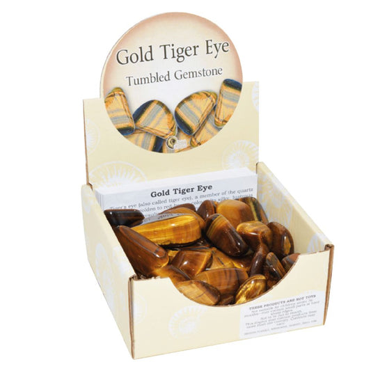 RM01GT Polished Gems Gold Tiger Eye