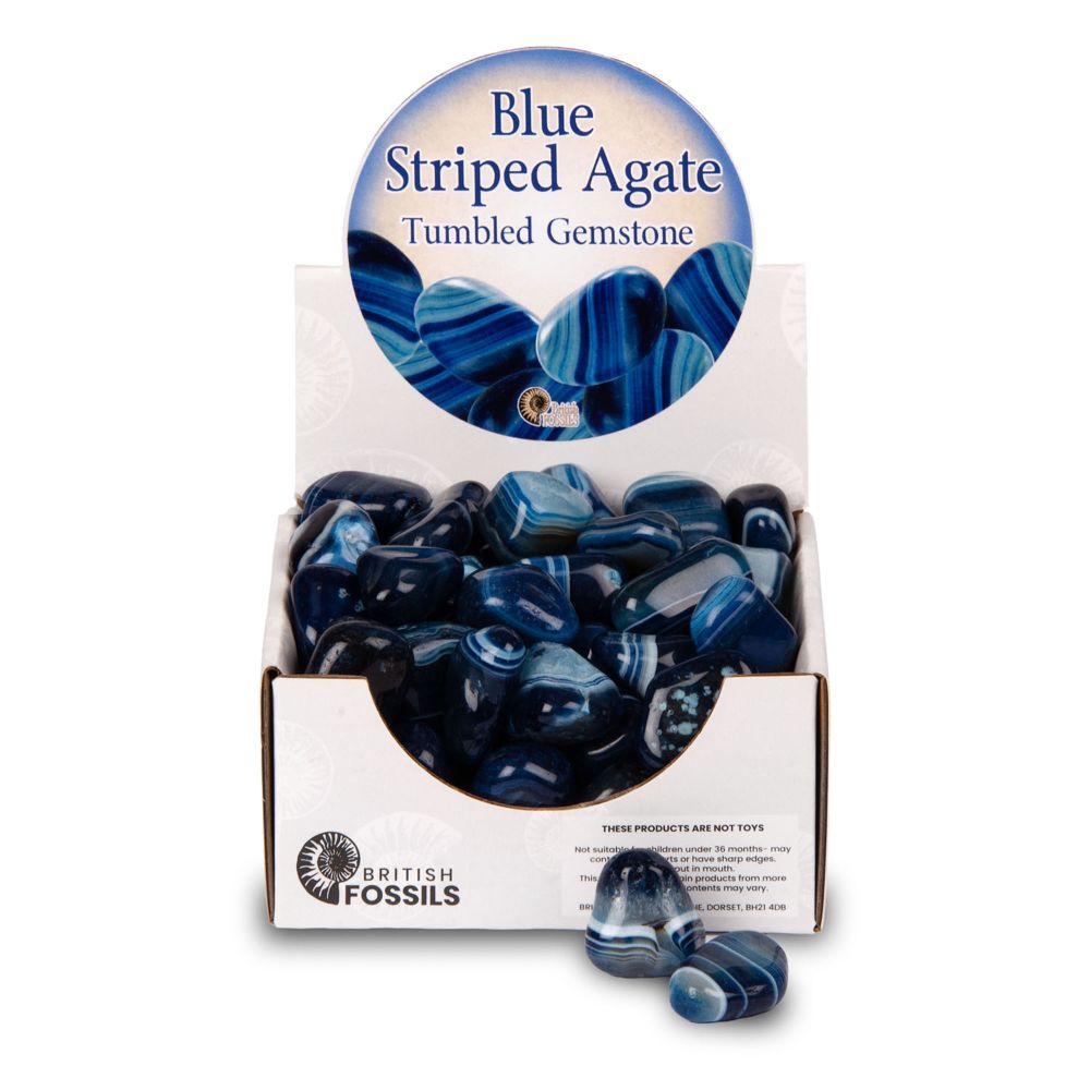 RM01BS Polished Gems Blue Lace Agate
