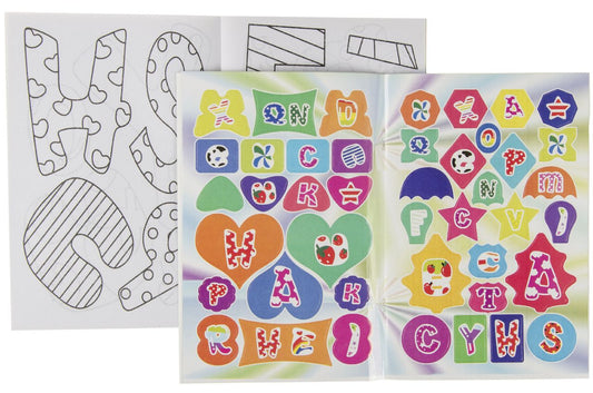 Col Book 4Ass W Stickers