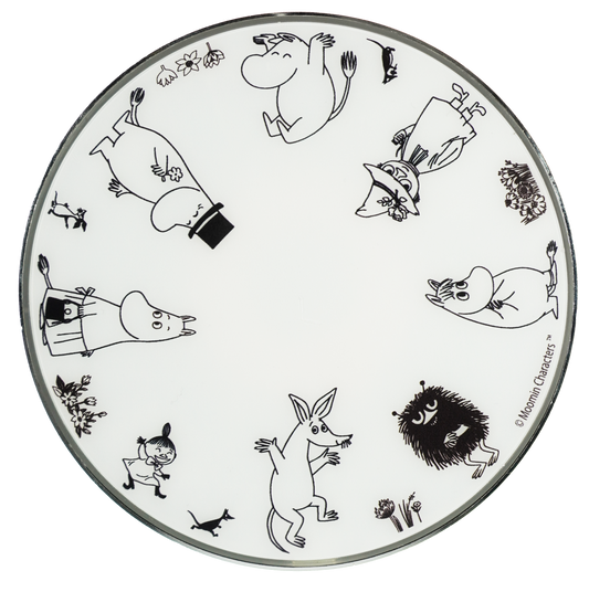 Moomin Wireless Charger Black and white 15W