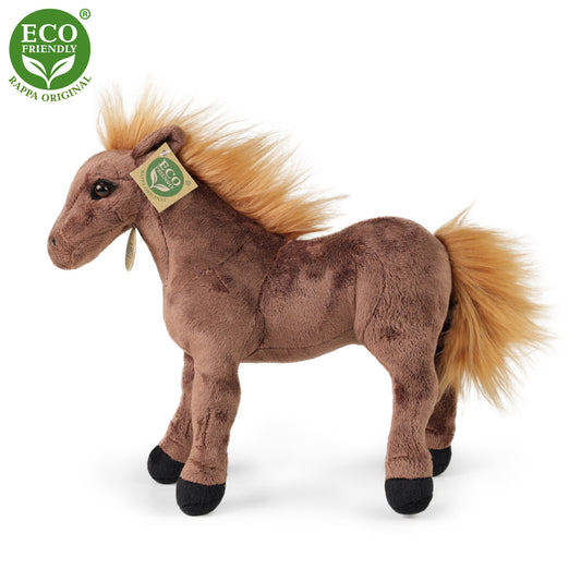 Plush brown horse 29 cm