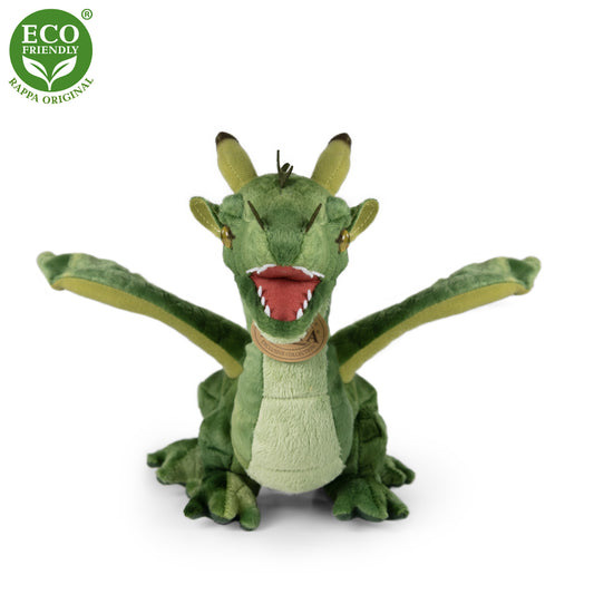 Plush green dragon 40 cm